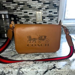 Brown Leather Coach Bag